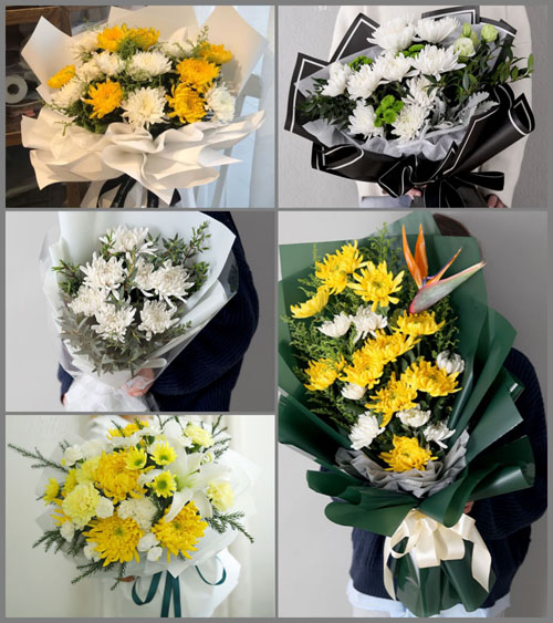 湖北咸宁市赤壁市赤壁镇青山村白事花束代送
